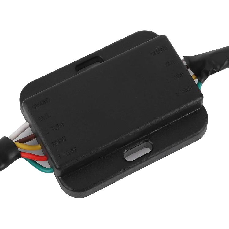 Trailer Truck Electric Adapter Converter Trailer Connector European 13?Pin to 4?Pin Taillight Circuit Wiring Adapter Plug and Play, Trailer winch