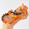 Maillard Maple Natural Tiger'S Eye Honey Milk Cover Citrine Chalcedony Bracelet Bracelet