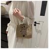 2024 New Canvas Small Bag Women's Tote Bag Street Fashion Commuter Casual Handbag