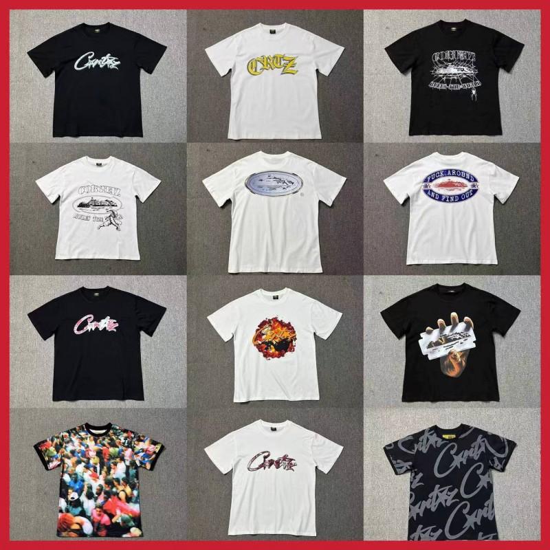 Unisex Übergroßes Baumwoll-Grafik-T-Shirt Lockerer Schnitt Rundhalsausschnitt Kurzarm T-Shirt Herren Damen Freizeit