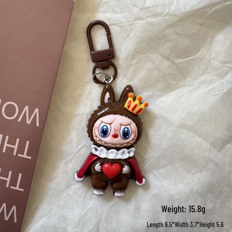 Large Cartoon Resin Doll Keychain Pendant for Backpacks - DIY Accessories