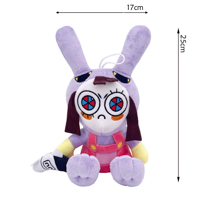 25CM Úžasná Digitální Panenka Cirkusová Služebná Jax Plyšový Magický Králík Klaun Kreslené Periferie Vhodné Fanoušci Domácí Sbírka Dekorace