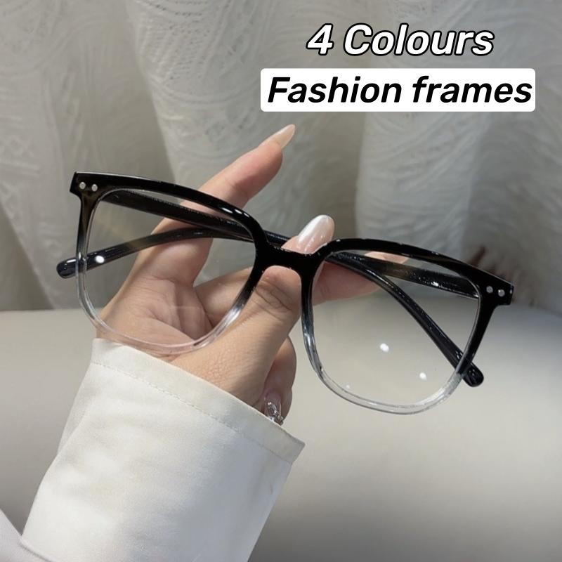 New Ultra-Lightweight Oversized Square Eyeglass Frames Prescription-Ready Large Frame For Men Women'S Glasses Frames