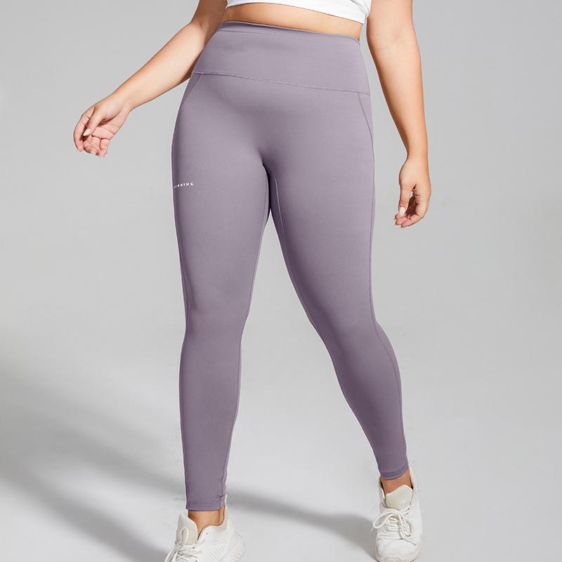 Women's High-Waist Peach Lift Yoga Pants – Seamless, Full-Length for Fitness