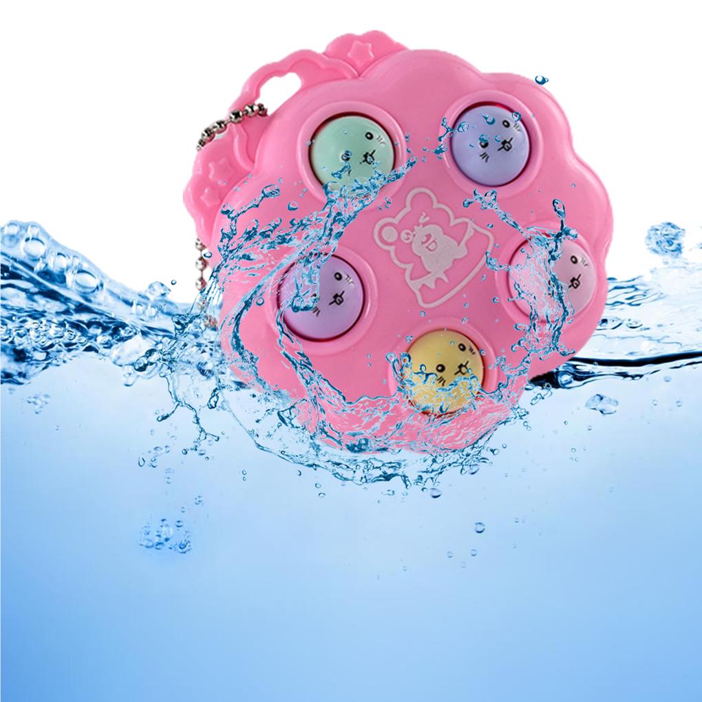 Hamster Decompression Toy Keychain Adults Children Interesting Playing Prop Pressure Reducing Toy Keyholder Keyring Plaything