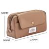 Multifunction  Large Capacity Flip Top Pen Pouch Pencil Stationery Box Bag