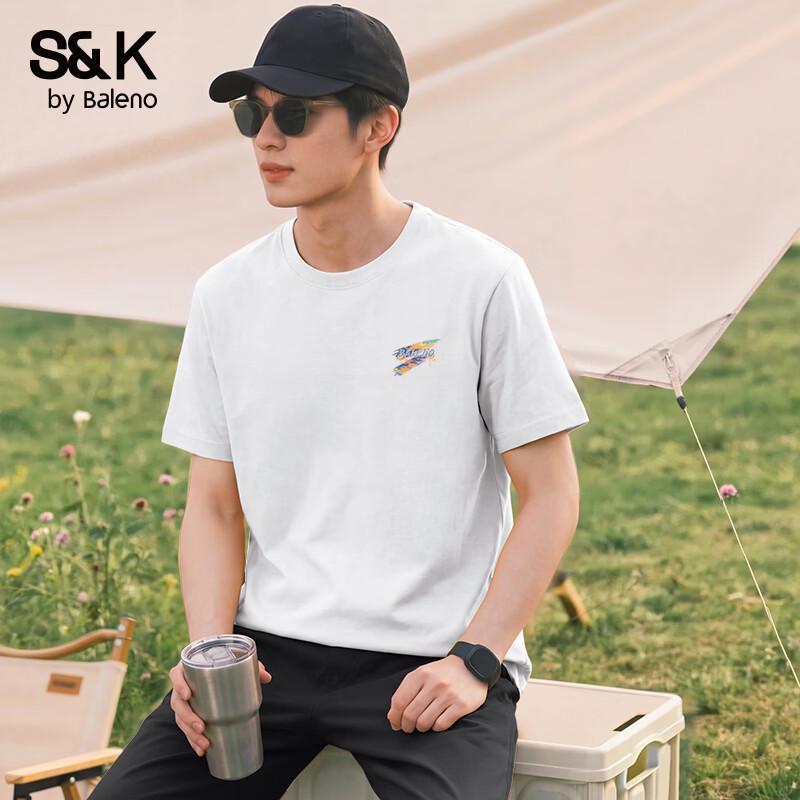 Baleno Men s Combed Cotton Short Sleeve T-Shirt M