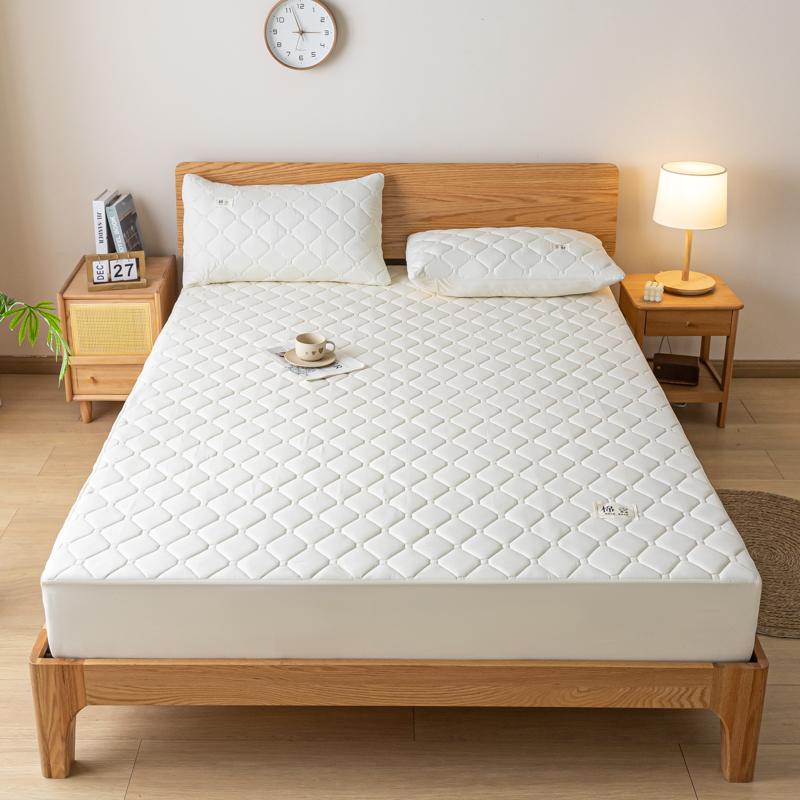 100% Waterproof Mattress Cover, Quilted Bed Fitted Sheet Mattress Protector, Non-Slip Soft Bed Cover Single Double Queen King