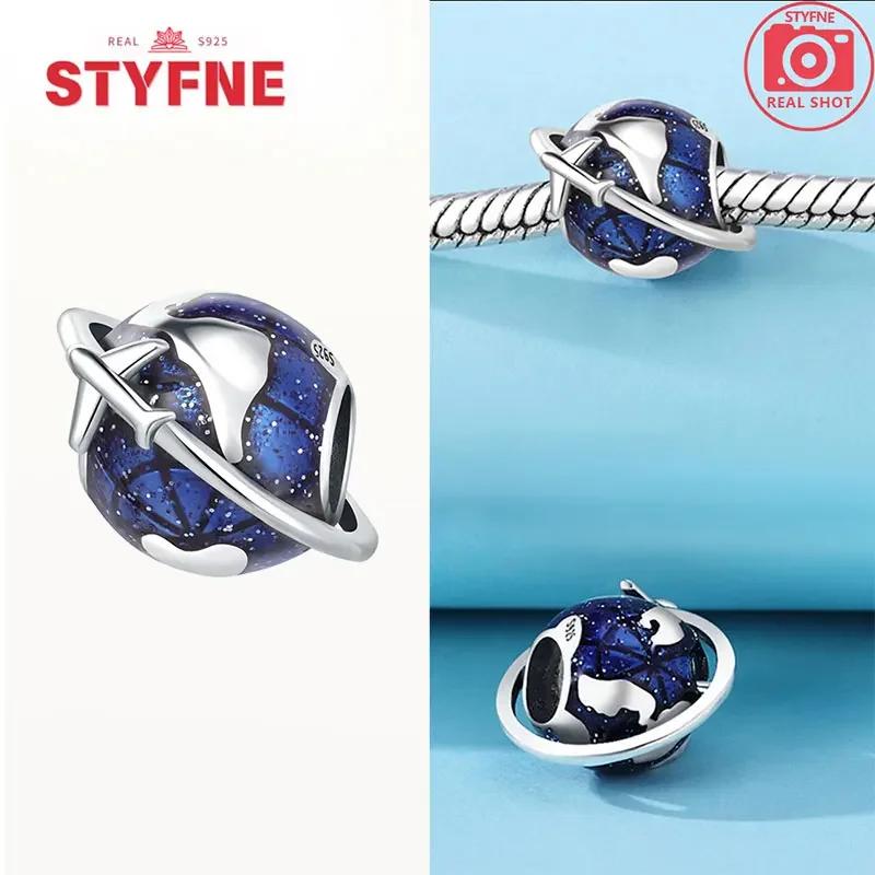 Coppercolorful Travel Luggage Charms Plane Beads Fitoriginal Bracelets Diy Fine Jewelry For Women Gifts