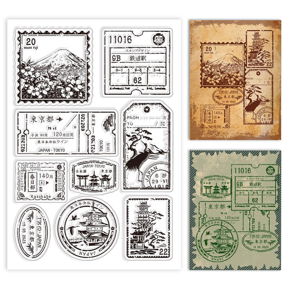 Custom PVC Plastic Clear Stamps for DIY Scrapbooking Photo Album Decorative Cards Making Others 160x110x3mm