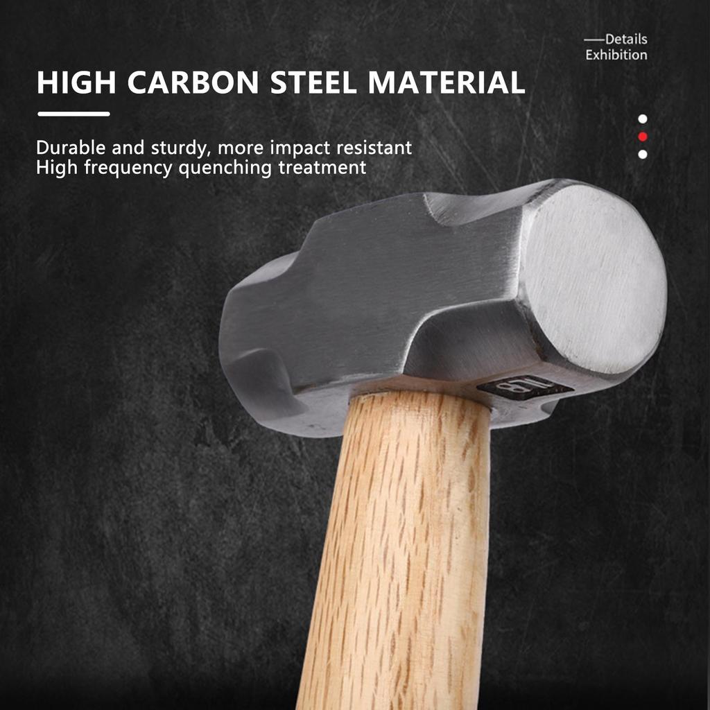 Wood Handle Claw Hammer Convenient To Use with Unique Handle Design Suitable for Machinists Construction Workers