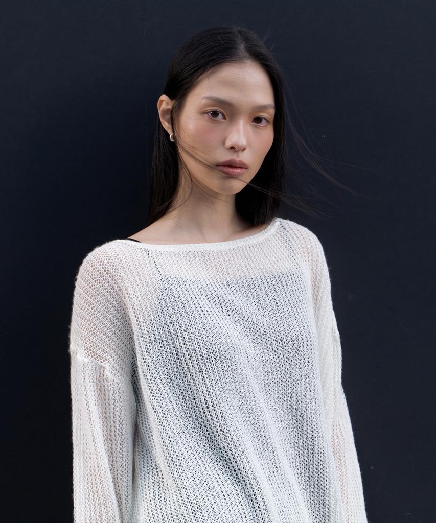 Yulago Paper Boatneck Loose Knit