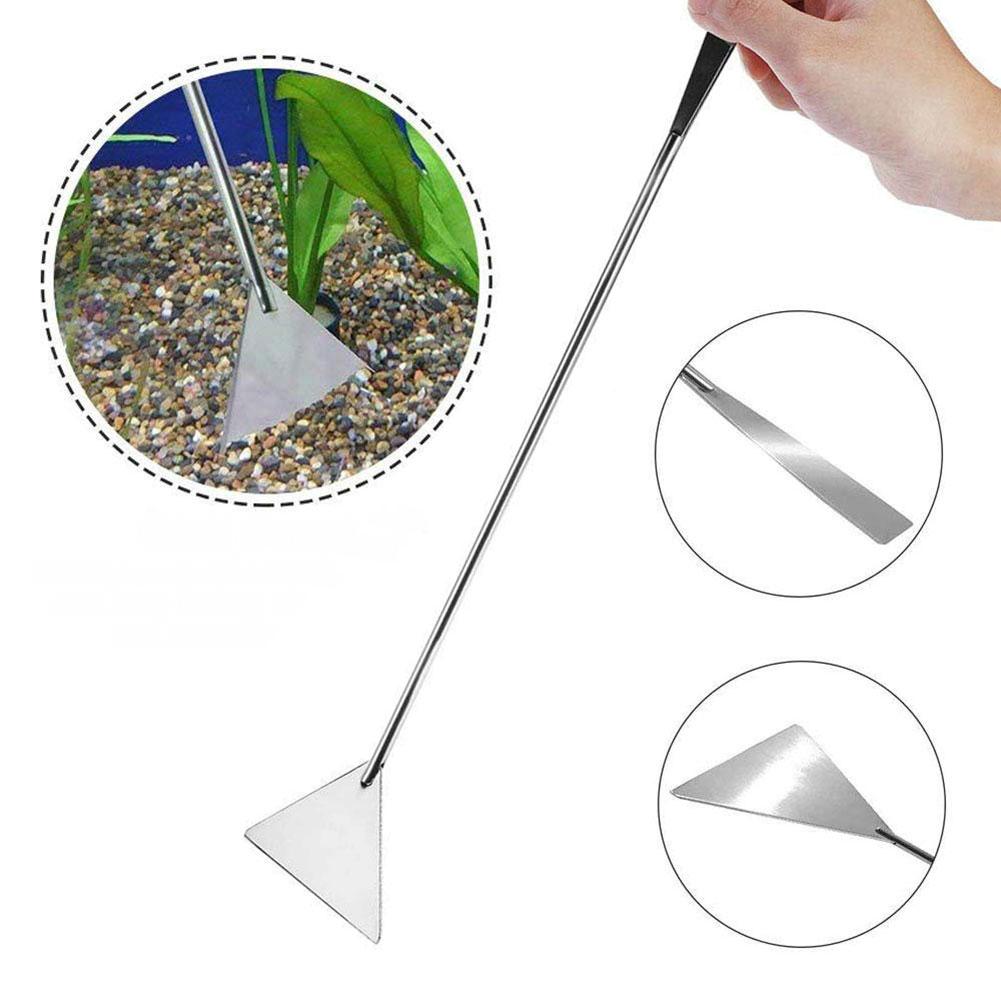 Aquarium Accessories Hard Stainless Steel Aquarium Tool Scissor Tweezers Plants Wave Scissors Fish Tank Shovels Cleaner Supplies