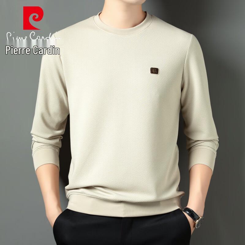 Pierre Cardin Men's Casual Long Sleeve Round Neck T-Shirt