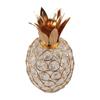 Artificial Gold Crystal Pear Ornament Rhinestone Crystal Pear Ornament  Christmas Decor