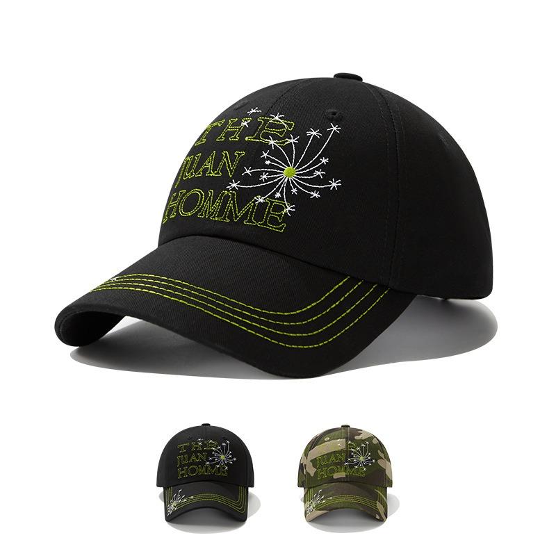 Niche street retro camouflage baseball cap female spring and summer sun protection outdoor ruffian handsome face small cap tide