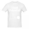 Unisex I Had Potential Lustiges T-Shirt Vintage Baumwolle Rundhals-Shirts