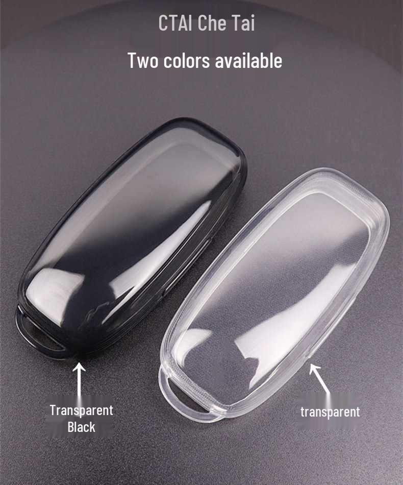 Denza D9/N7/N8 Transparent Car Key Cover with Full Coverage