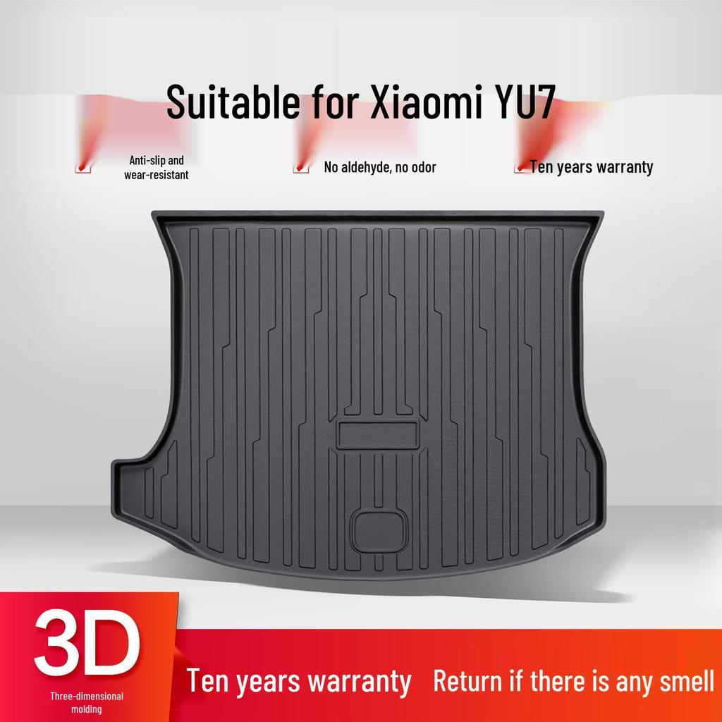 Custom TPE Trunk Mat for Xiaomi YU7 - Car Interior Modification Accessory