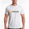 Bitcoin Logo TShirt Summer Casual Cotton Tee Oversized Streetwear Tops Vintage Graphic Print Loose Fit Short Sleeve