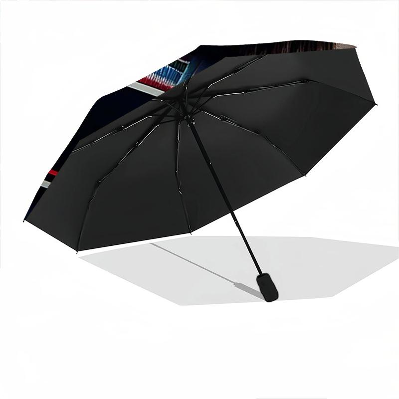 1pc Chucky's Creepy Corner Automatic Open/CloseUmbrella, Portable Compact Umbrella for Men & Women I017