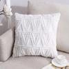 Latest 45x45cm Plush-touch Throw Pillow Covers Solid Color Square Bolster Wool Pillow Case For Sofa Bedroom Car Cusihion Cover Decorative