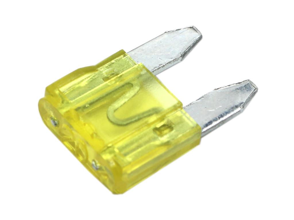 Bezpiecznik Mini Płytkowy 20 A (Opakowanie 10Szt.)