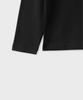 PANICALE Black High-Tension Crew Neck T-Shirt