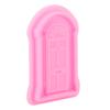 2pcs DIY Door Window Silicone Mold Cake Fondant Cookie Mould Decorating Baking ToolPink