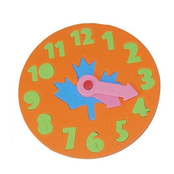 Tidlig læring Utviklingspedagogisk Leketøy Skumklokke Jigsaw Kids Puzzle Gift