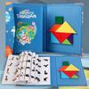 Magnetic Tangram Educational Puzzle for Children - Creative Assembly Toy for Early Learning