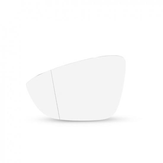 LH RH Side Heated Mirror Glass w/ Backing For Volkswagen Passat 2012 Eos 2009-16 1x Left Heated Mirror Gla