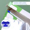 1/66pcs Plastic Adhesive Sliding Food Wrap Slicer 13 Inch Insert Plastic Wrap Slicer  Home