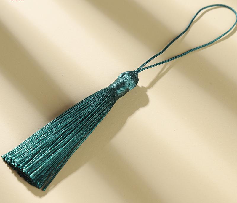 10 Pack Dark Green Tassels, 12# Color for DIY Crafts and Sewing