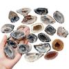 1 PC Irregular Shape Collectible Specimen Raw Gemstone Healing Stones Crystal Cluster Natural Agate Geodes Drusy Quartz Slice