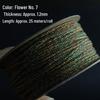 Multi-Color Hand-Twisted Cotton Rope for Beading and DIY Projects
