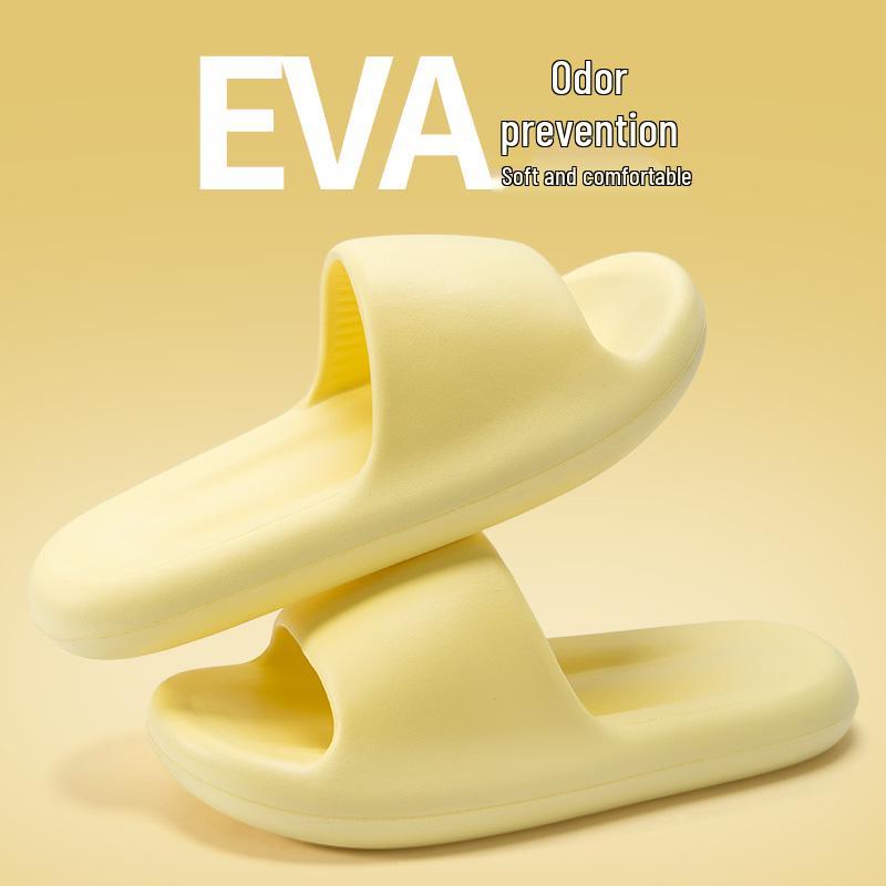 Silent Non-Slip Summer Slippers for Men & Women - Indoor EVA Comfort