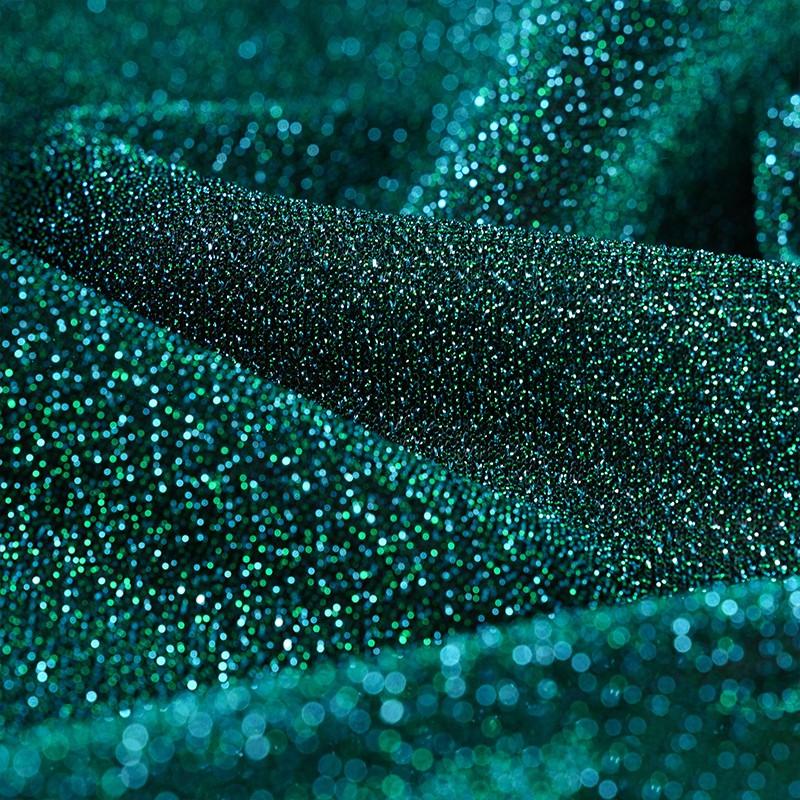 100x155cm Elastic Glitter Fabric Shimmer Glitter Mesh Gauze For Performance Dress Skirt Wedding Doll Diy Sewing Soft Shiny Cloth