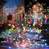 8 Modes LED Solar Light Outdoor Lamp String Lights for Holiday Christmas Party Waterproof Fairy Lights Garden Garland