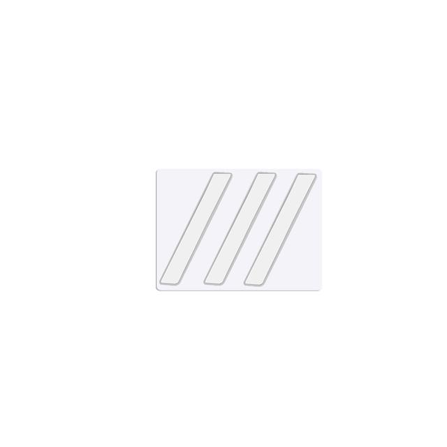Glossy Black Car Emblem Metal Decorative Strips Badge Logo Body Decals Sticker For Peugeot 107 206 207 208 301 307 308 407 508