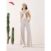 ANTA Women's Ice Silk Slit Wide-Leg Sports Pants