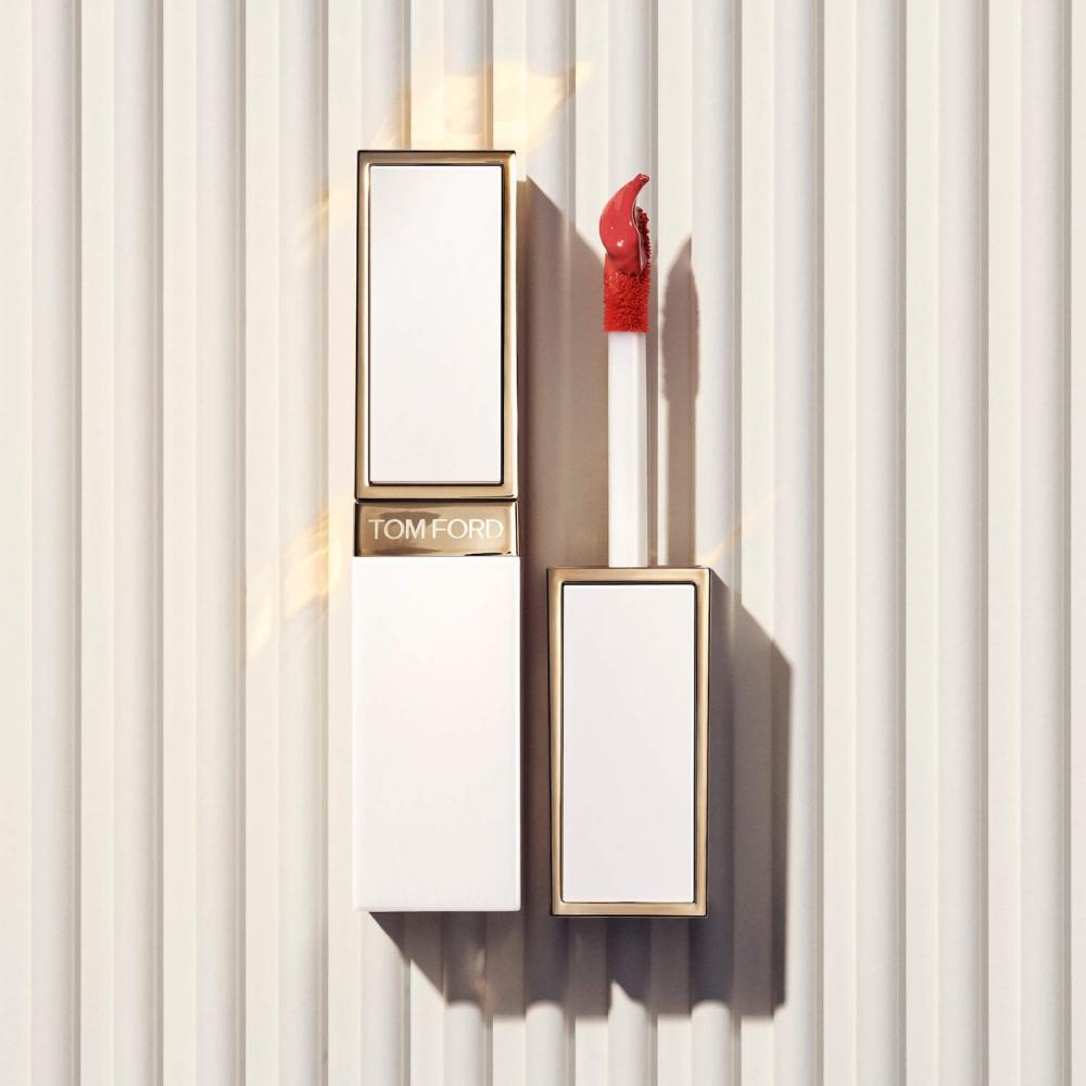 Tom Ford Soleil HiGh Shine Tinted Glow PlumpinG Lip Gloss 0.1 Oz 3.3 G Warm Red