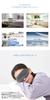 CHARM Made in Japan Organic Cotton Eye Mask Blindfold 100% [One Size/Dark Gray] Sleeping, Travel, Blackout,