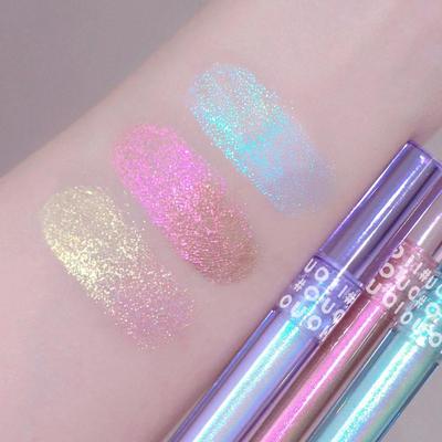 Fard à paupières liquide Paillettes fines Poudre pailletée Perlite Maquillage des yeux