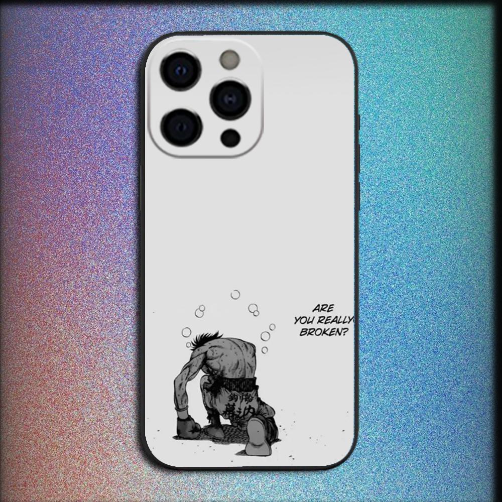 

Чохол для телефону Бокс H-Hajime no Ippo Для iPhone 16,15,14,13,12,11,Pro,X,XS,Max,XR,Plus,Mini М який Чорний Чохол iPhoneXR