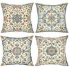 Floral Patterned Throw Pillows for Home Decor Polyester pillowcase, sofa decorative cushion cov Headboard Pillow