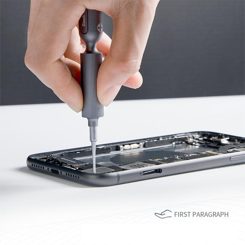 

QIANLI 3D Screwdriver with Magnetic Bit Head Non-Slip Screwdriver Maintenance Repair Tool for Mobile Phones Tri-point