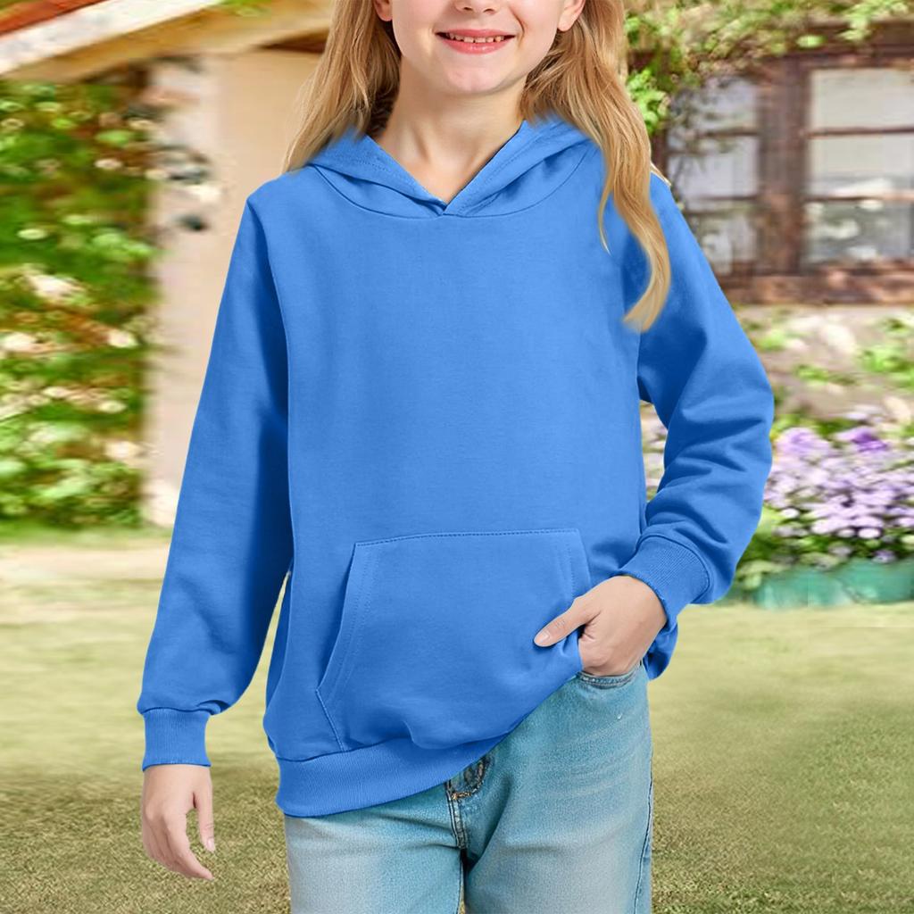 Solid hettegenser for store barn - Unisex genser