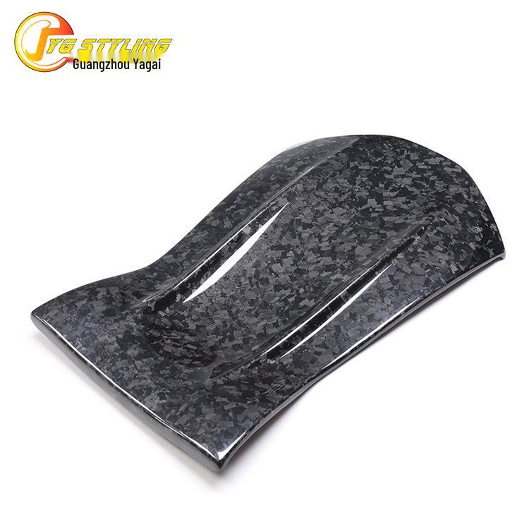 Dry Carbon Fiber Seat Backrest Sticker for Mercedes-Benz C63, GT CLA, GLA, A45, E63 AMG