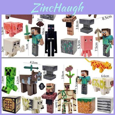 Minecraft Theme Building Blocks Cake Decoration Set For Party Supplies